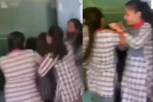 பள்ளி மாணவிகள் செய்த அசிங்கமான காரியம்! இது தேவையா? | Viral Videos