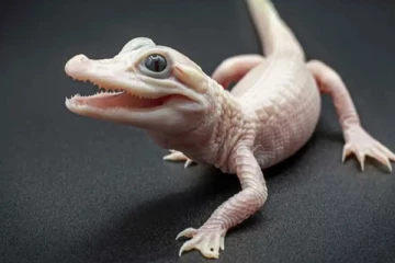 அமெரிக்காவில் பிறந்துள்ள அரிய வகை முதலையினம்