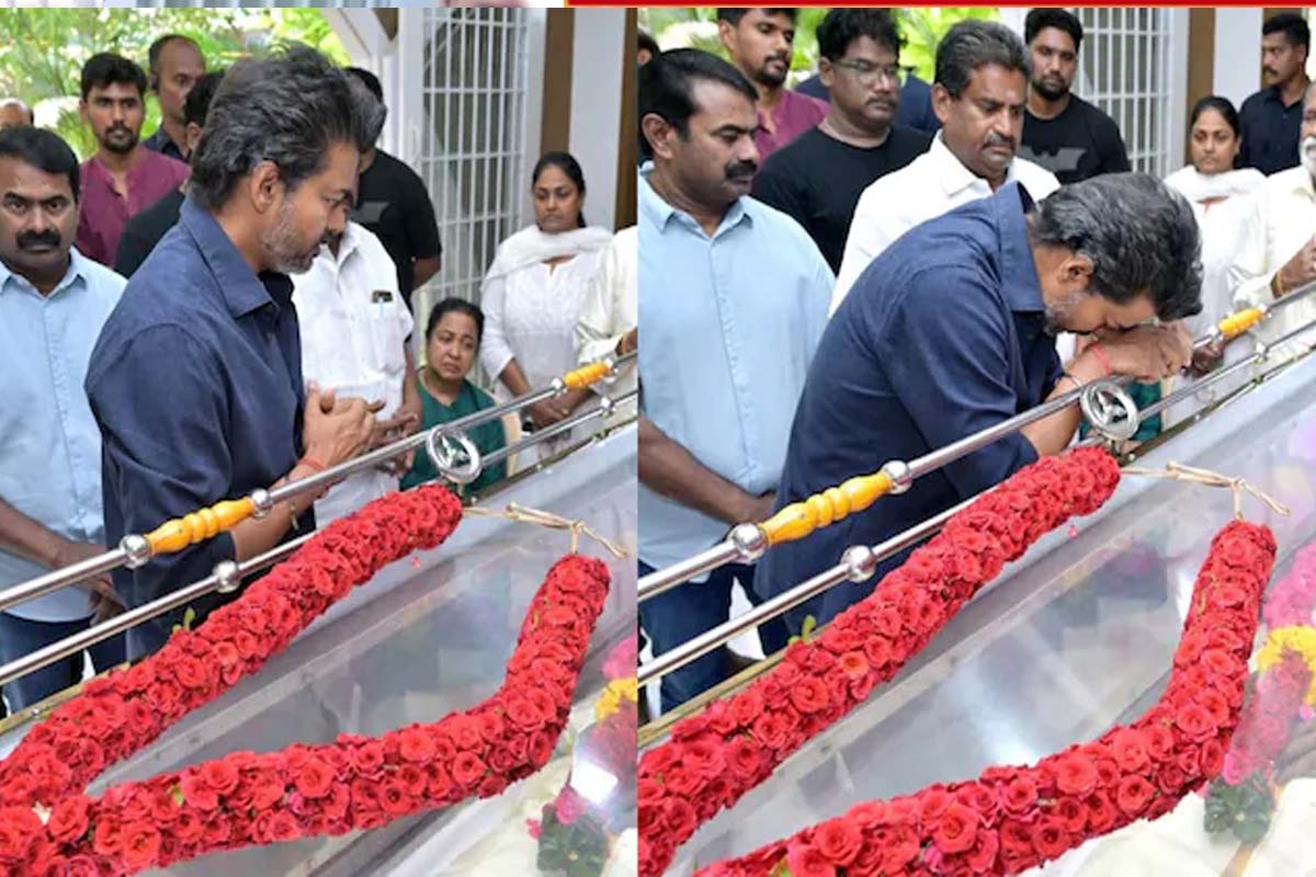 இயக்குனரின் மறைவு... கலங்கி நின்ற ராதிகா! கட்டியணைத்து முதல்வர் கூறிய ஆறுதல் | Cm Vijay Console Radhikaa By Huging Bharathi Raja