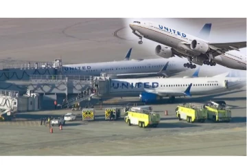 நடுவானில் பறந்த விமானத்தில் தீ விபத்து - 4 விமான பணியாளர்கள் காயம்..!