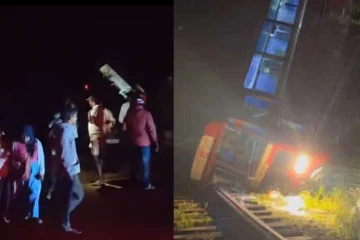 අදත් උදේම බිහිසුණු අනතුරක් - බස් රථයක් ප්‍රපාතයකට පෙරළී 42 ට තුවාල