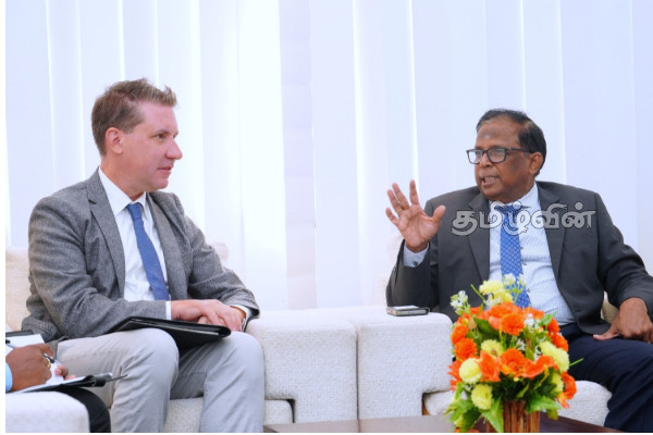 நிலைத்த நீடித்த அபிவிருத்திக்காக முதலீட்டாளர்களை வரவேற்கின்றோம்! வடக்கு மாகாண ஆளுநர் | Us Embassy Official Visits North