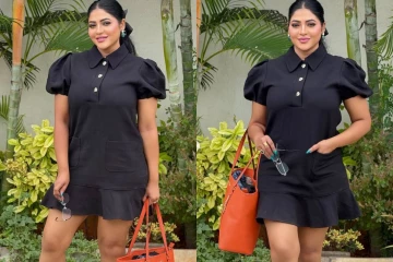 கருப்பு நிற குட்டை உடையில் சீரியல் நடிகை ரேஷ்மா பசுபுலேட்டி வெளியிட்ட போட்டோஸ்...
