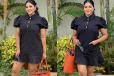 கருப்பு நிற குட்டை உடையில் சீரியல் நடிகை ரேஷ்மா பசுபுலேட்டி வெளியிட்ட போட்டோஸ்...