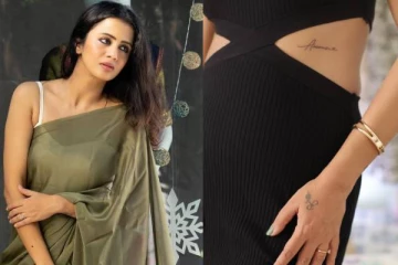 புதிய டாட்டூவை காட்டி போஸ் கொடுத்த VJ அஞ்சனா... குவியும் லைக்குகள்