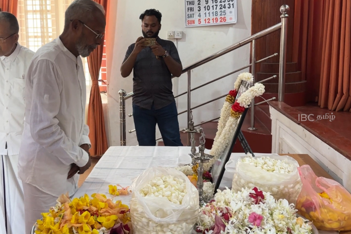 இரா. சம்பந்தனின் இரண்டாம் ஆண்டு நினைவேந்தல்! உணர்வுபூர்வமாக முன்னெடுப்பு | R Sampanthan S Second Commemoration