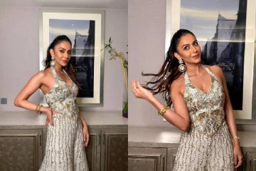 அட என்ன அழகு.. வித்தியாசமான உடையில் நடிகை ரகுல் ப்ரீத் சிங் லேட்டஸ்ட் போட்டோஸ்