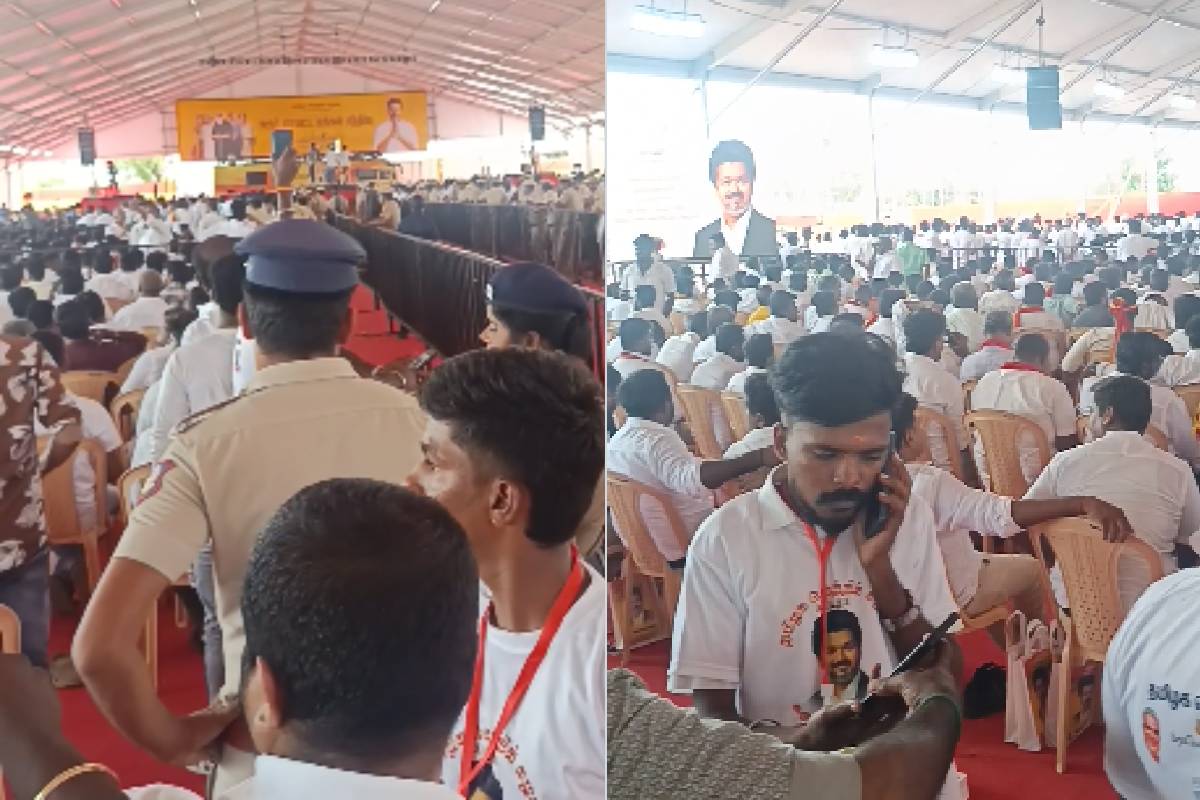 உற்று நோக்கும் தமிழகம் - உச்சக்கட்ட பாதுகாப்பு: கரூர் புறப்பட்ட முதலமைச்சர் விஜய் | Chief Minister Vijay To Visit Karur Today உற்று நோக்கும் தமிழகம் - உச்சக்கட்ட பாதுகாப்பு: கரூர் புறப்பட்ட முதலமைச்சர் விஜய் | Chief Minister Vijay To Visit Karur Today