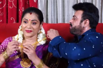 லைவ்வில் காதல் மனைவிக்கு தாலி கட்டி நடிகர் ரியாஸ் கான் கொடுத்த இன்ப அதிர்ச்சி.... என்ன ஒரு அழகிய காதல்!