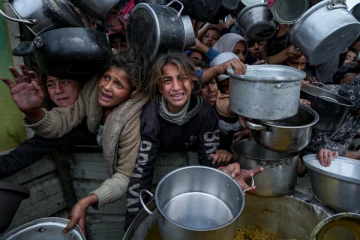 காஸாவில் உணவுப் பற்றாக்குறை ; 1 லட்சம் பேருக்கு ‘பேரழிவு’