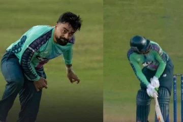 ரஷித் கானின் Golf ஸ்டைல் சிக்ஸர்! தீயாய் பரவும் வீடியோ