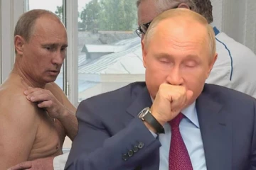 படிக்கட்டுகளில் இருந்து கீழே விழுந்த புடின்!