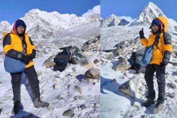 யூடியூப் பார்த்து பயிற்சி எடுத்து எவரெஸ்ட் அடிவார முகாமை அடைந்த 59 வயது கேரளப் பெண்