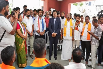 புதுச்சேரி தேர்தல் பிரச்சாரத்தில் இலங்கை தூதர் ; அகில இந்திய காங்கிரஸ் கண்டனம்