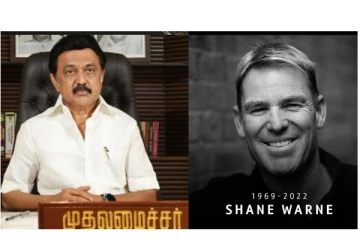 ஷேன் வார்னே உயிரிழப்பு - தமிழக முதலமைச்சர் மு.க.ஸ்டாலின் இரங்கல்