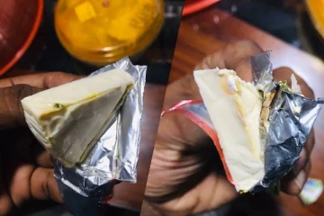 கொள்வனவு செய்த சீஸ் இல் புழுக்கள்  : வாடிக்கையாளர்களே அவதானம்!