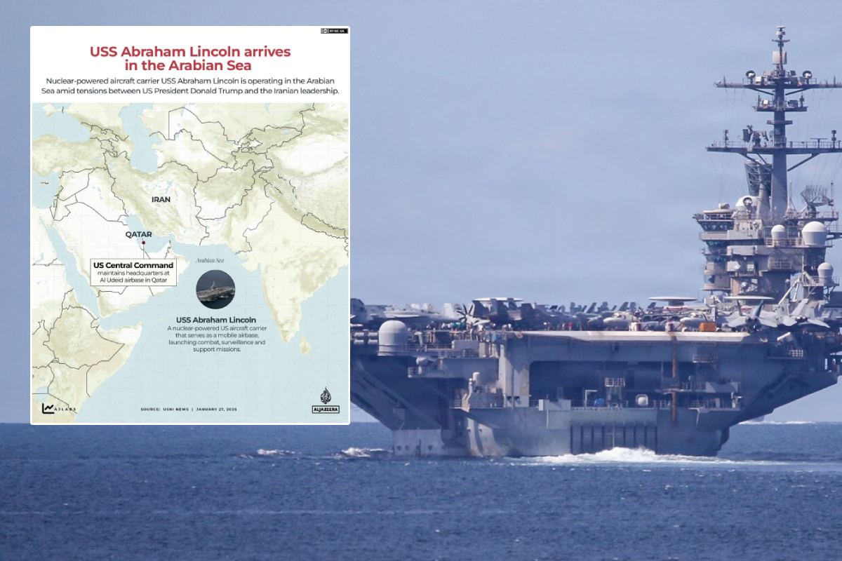 நெருங்கி கூட வரவில்லை! ஆபிரகாம் லிங்கனை தாக்கியதாக கூறிய IRGC - அமெரிக்காவின் அதிரடி பதில் | Iran Struck Us Aircraft Carrier Abraham Lincoln நெருங்கி கூட வரவில்லை! ஆபிரகாம் லிங்கனை தாக்கியதாக கூறிய IRGC - அமெரிக்காவின் அதிரடி பதில் | Iran Struck Us Aircraft Carrier Abraham Lincoln