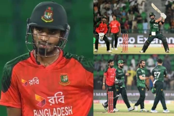 சிக்ஸர் மழையில் பாகிஸ்தான் பந்துவீச்சை துவம்சம் செய்த வீரர்! கடைசிவரை போராடி முதல் அரைசதம் விளாசல்