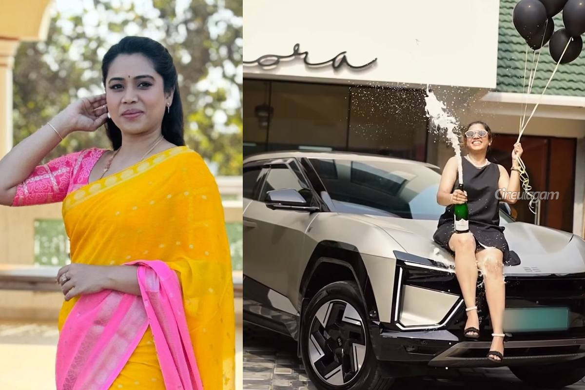 புது கார்.. கையில் சரக்குடன் கொண்டாடிய சீரியல் நடிகை ஆர்த்தி சுபாஷ் | Serial Actress Aarthi Subash Buys New Car Be 6E புது கார்.. கையில் சரக்குடன் கொண்டாடிய சீரியல் நடிகை ஆர்த்தி சுபாஷ் | Serial Actress Aarthi Subash Buys New Car Be 6E