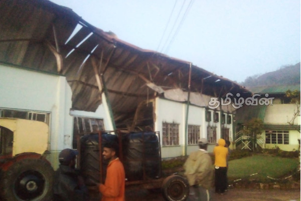 தேயிலை தொழிற்சாலையில் இடம்பெற்ற தீ விபத்தால் பெரும் பாதிப்பு | Fire At Tea Factory Maskeliya Causes Major Damage