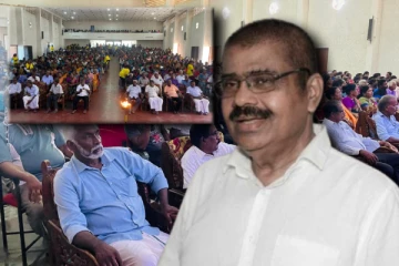 யாழில் தமிழ் பொது வேட்பாளருக்கு ஆதரவாக ஒன்று கூடிய மாபெரும் கூட்டம்