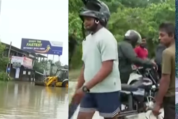 கொழும்பு-கண்டி பிரதான வீதியின் யக்கல பகுதியில் பாரிய வெள்ளம் | Flooding In Yakkala Area Colombo Kandy Main Road