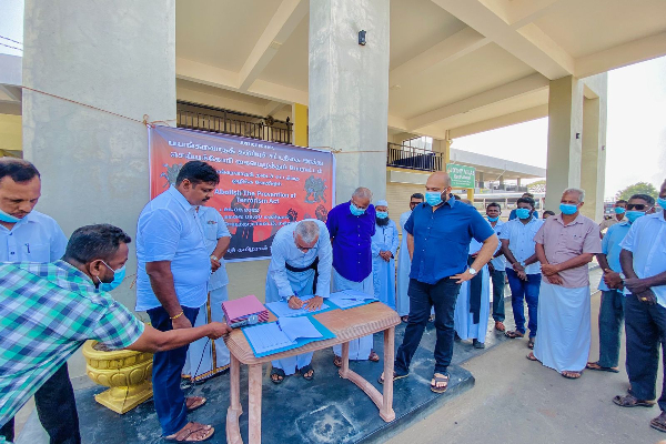 பயங்கரவாத தடைச்சட்டத்தை நீக்குமாறு கோரி மன்னாரிலும் கையெழுத்து போராட்டம்! - ஐபிசி தமிழ்