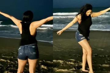 பீச்சில் ஷார்ட் உடையில் வலம் வந்த ரித்திகா சிங்.. கவர்ச்சி ஸ்டில்கள்