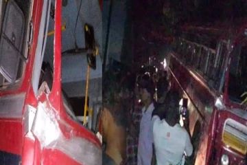 இரண்டு பேருந்துகள் மோதி விபத்து: 47 பேர் வைத்தியசாலையில் அனுமதி