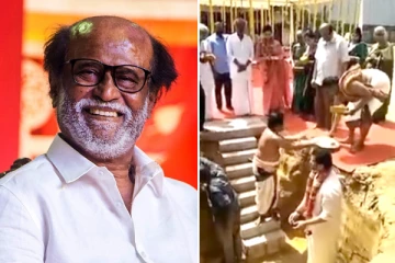 ரஜினியின் இளைய மகள் கட்டும் புதிய வீடு! பூஜையில் கலந்து கொண்ட சூப்பர் ஸ்டார்