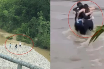 ஆற்றில் கட்டியணைத்தபடி நின்ற 3 நண்பர்கள்! திடீர் வெள்ளத்தால் காத்திருந்த அதிர்ச்சி!