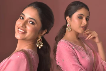 அழகாக போஸ் கொடுக்கும் நடிகை பிரியங்கா மோகனின் கலக்கல் புகைப்படங்கள்