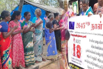 வவுனியாவில் முள்ளிவாய்க்கால் படுகொலைக்கு நீதி கோரி கவனயீர்ப்பு போராட்டம்