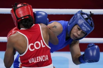 கொலம்பியா வீராங்கனையிடம் போராடி தோற்றார் மேரி கோம்!