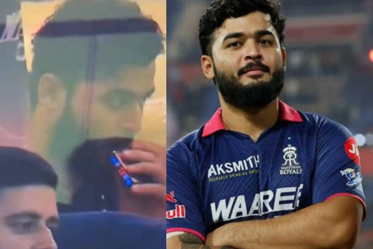 சும்மாவே இருக்க முடியாதா!! E-சிகரெட் பிடித்து மாட்டிக்கொண்ட ரியான் பராக்.. | Riyan Parag Smoking An E Cigarette During Match