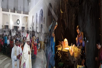 யாழ். மரியன்னை பேராலயத்தில் நத்தார் விசேட திருப்பலி (Video)