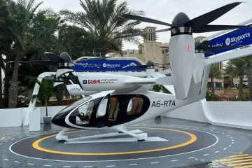 துபாயில் பறக்கும் டாக்ஸி சேவை!