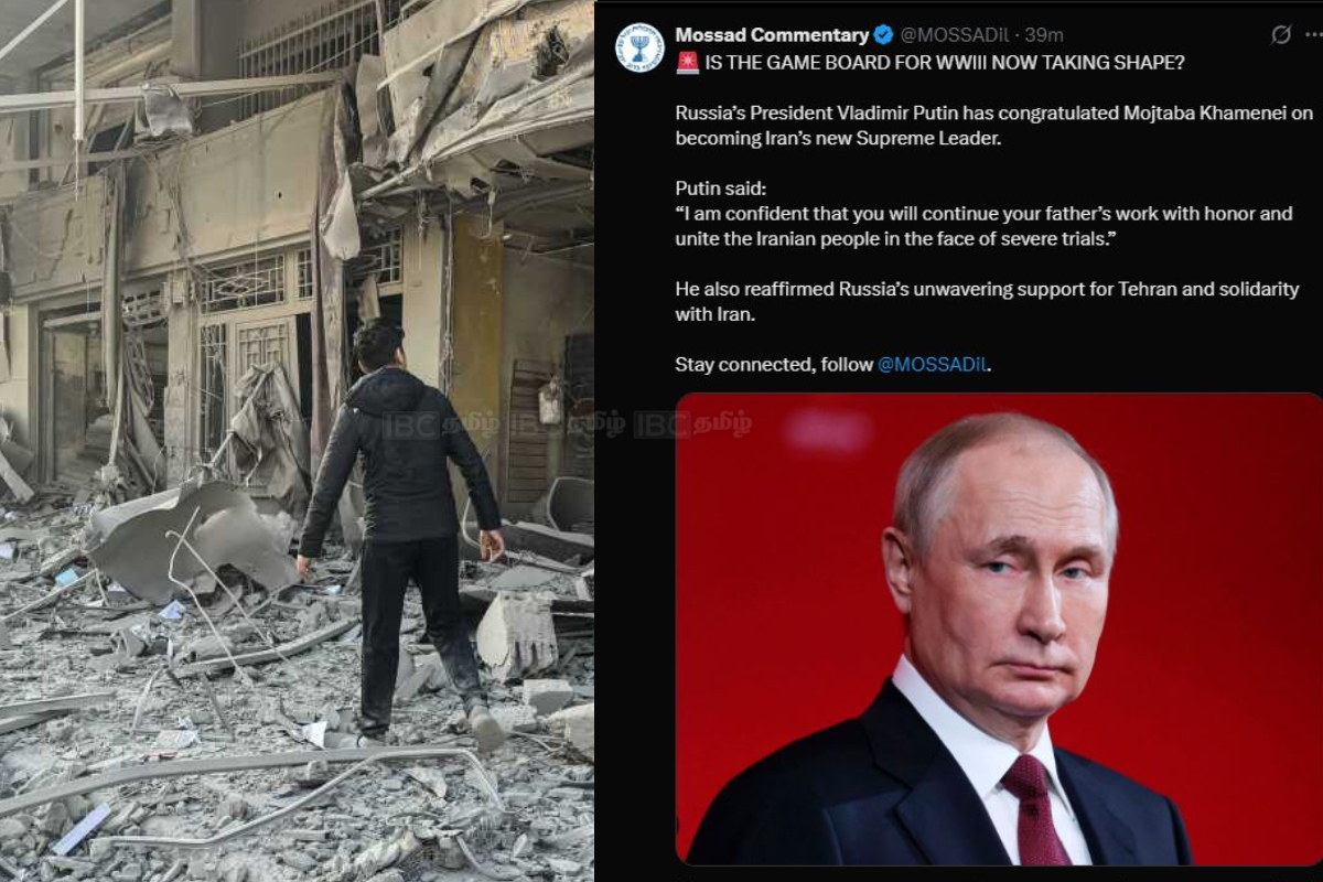 மூன்றாம் உலகப் போருக்கான வழி! புடினின் கருத்துக்கு மொசாட் மறைமுக எச்சரிக்கை | Worldwariii Mossad Warns Of Putin Comments