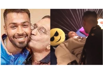 இறந்த தந்தையை நினைத்து உருகிய ஹர்திக் பாண்டியா - வைரலாகும் வீடியோ