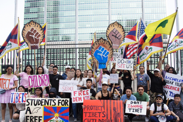 சீனாவிற்கு எதிராக போராட்டத்தில் குதித்த திபெத்திய மாணவர்கள் | G20 Tibetan Activists Protest Against China In
