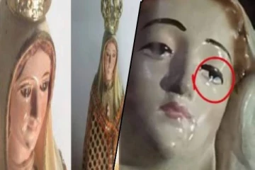 யாழில் நிகழ்ந்த ஆச்சரியம் ; கண்ணீர் சிந்தும் மாதா சொரூபம்