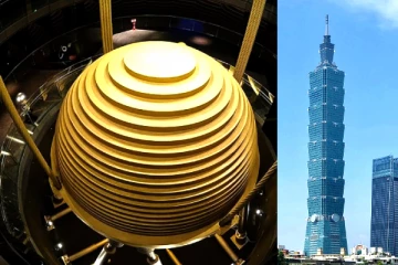 தைவானை உலுக்கிய நிலநடுக்கத்தில் நிலையாக நின்ற 101 மாடி கட்டடம்... காரணம் இது தான்...!