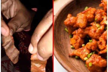 சில்லி காலிஃப்ளவரில் இருந்த ரத்த பேண்டேஜ் - வாயில் இருந்து எடுத்த சிறுமி அதிர்ச்சி