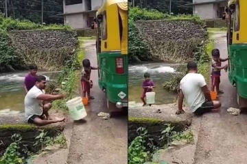 தாய் - தகப்பன் பாசத்திற்கு இது தாண்டா எடுத்து காட்டு.. கண்கலங்க வைத்த சிறுவர்கள்!