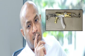 தங்க முலாம் பூசப்பட்ட துப்பாக்கி ; முன்னாள் அமைச்சருக்கு எதிராக குற்றப்பத்திரிகை