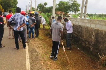 கோப்பாய் துயிலும் இல்லம் முன் குழப்பம் (PHOTOS)