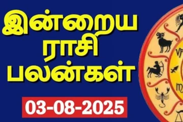 இன்றைய ராசி பலன்(03-08-2025)