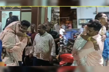 மணமகளை தோளில் தூக்கி கொண்டு ஓடிய மணமகன்: இருவீட்டார்களுக்கு இடையே வெடித்த மோதல்