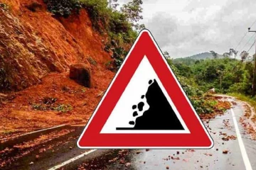 මහ වැසි මැද නායයාම් අනතුරු ඇඟවීම් - ලංකාවේ දිස්ත්‍රික්ක රැසකට ‍රතු එළි - අද රාත්‍රී 9 දක්වා වලංගුයි
