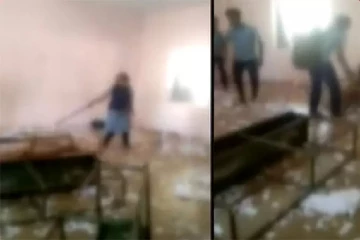 பள்ளியில் ரவுடித்தனம் செய்த புள்ளிங்கோ....பொருட்களை அடித்து நொறுக்கி அட்டகாசம் - பதறிய ஆசிரியர்கள்